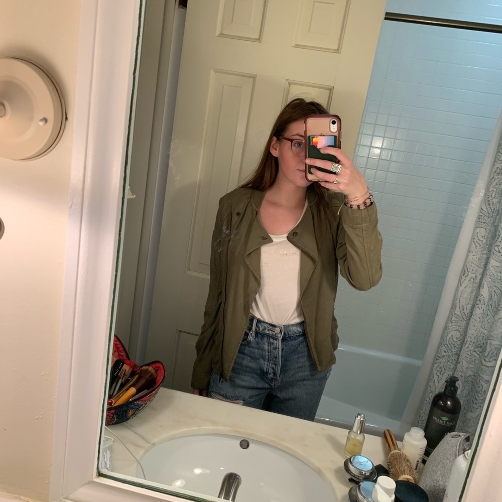 NWT American Eagle army green jacket